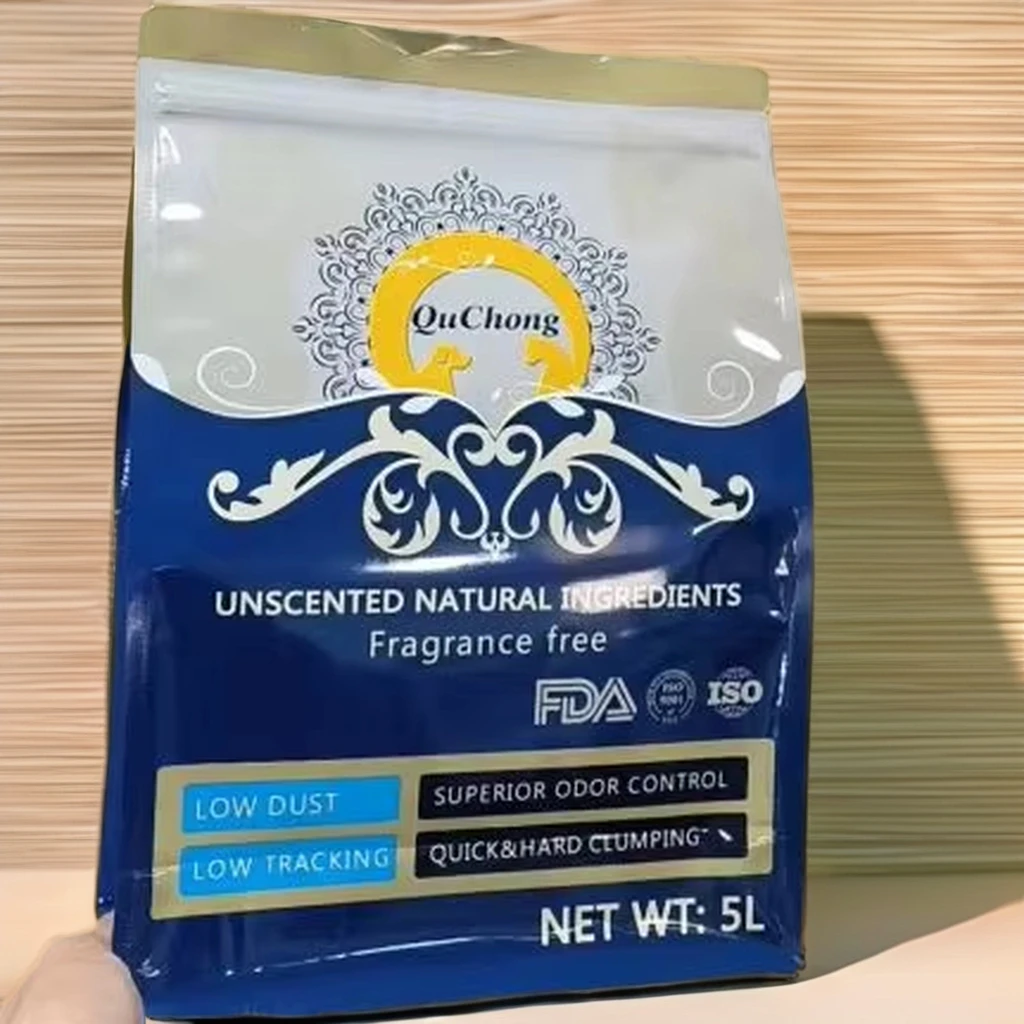 Bentonite Cat Litter Super Fast Clumping Low Sensitivity Low Dust Natural Super Deodorization Bacteriostatic Deodorization Sand