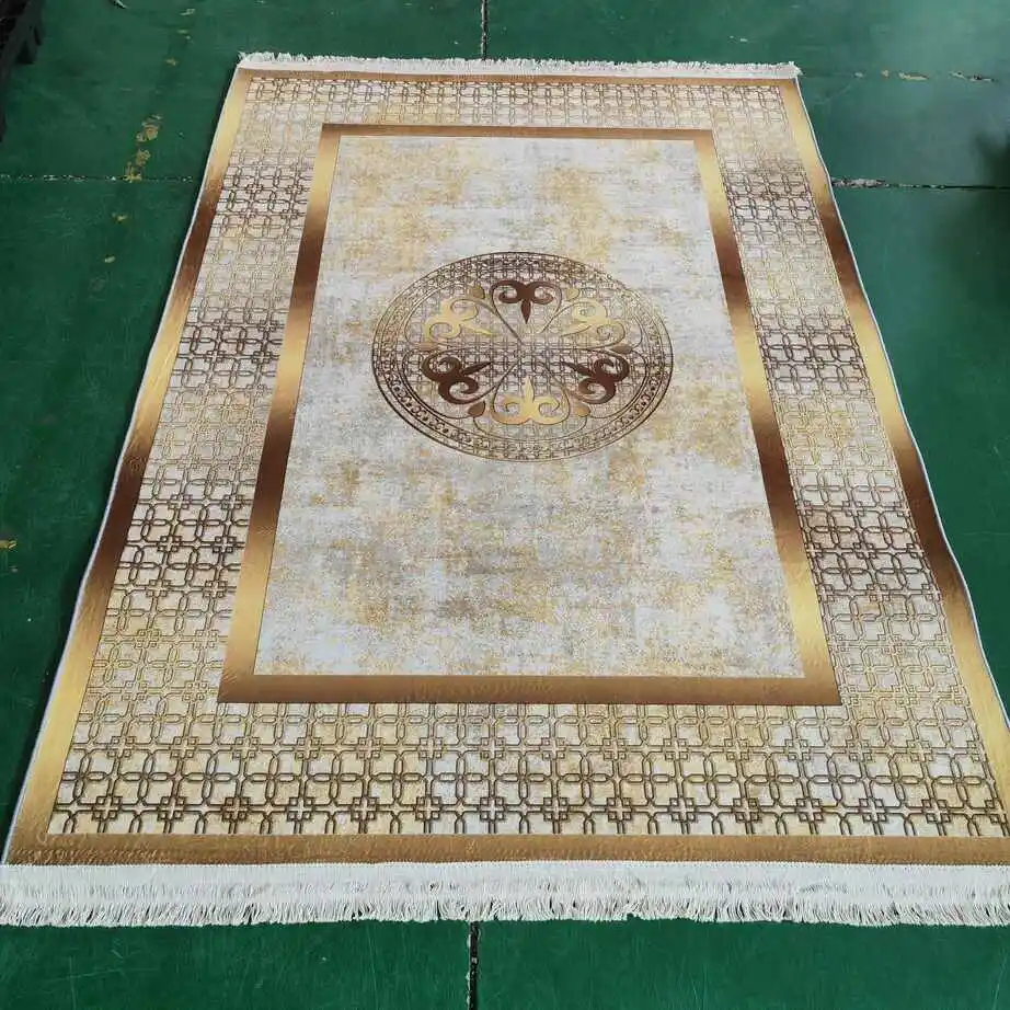 3d printed Home Decor Polyester Greek Border Rug Black Marble Rug Pattern Rug