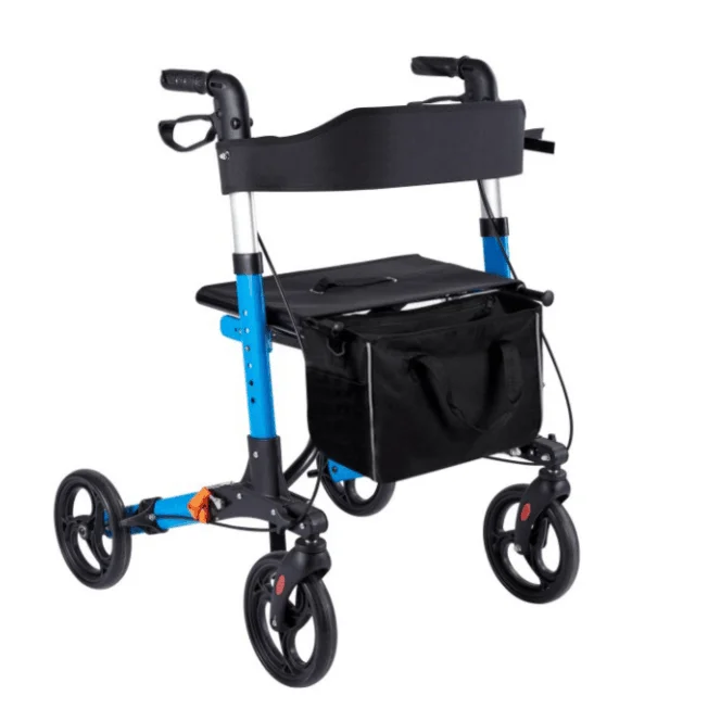 Walker Rollator PVC Caster Wheels Plastic Wheelchair 8in Front Wheels