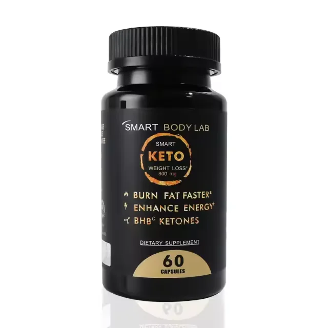 Private Label Dietary Herbal Supplements Keto BHB Fast Diet Pills Effective Fat Burning Detox Slimming Capsule for Women