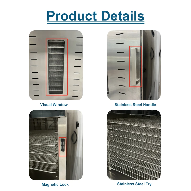 home industrial food dehydrator fruit dryer machine/deshidratador food  12 16 32 40 80 96 trays food fruit drying machine price