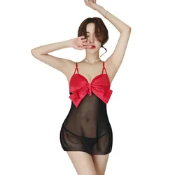 Japan and South Korea hot-selling passion suit bed temptation transparent sexy pure pajamas