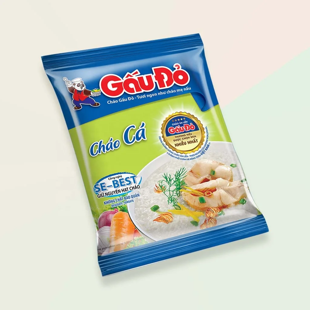 Tasty foods of vietnam for every days with Instant Porridge with Minced Meat Super Delicious and Super Cheap 65gram