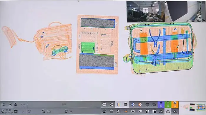 TS-5030C multi energy x ray bag scanner machine