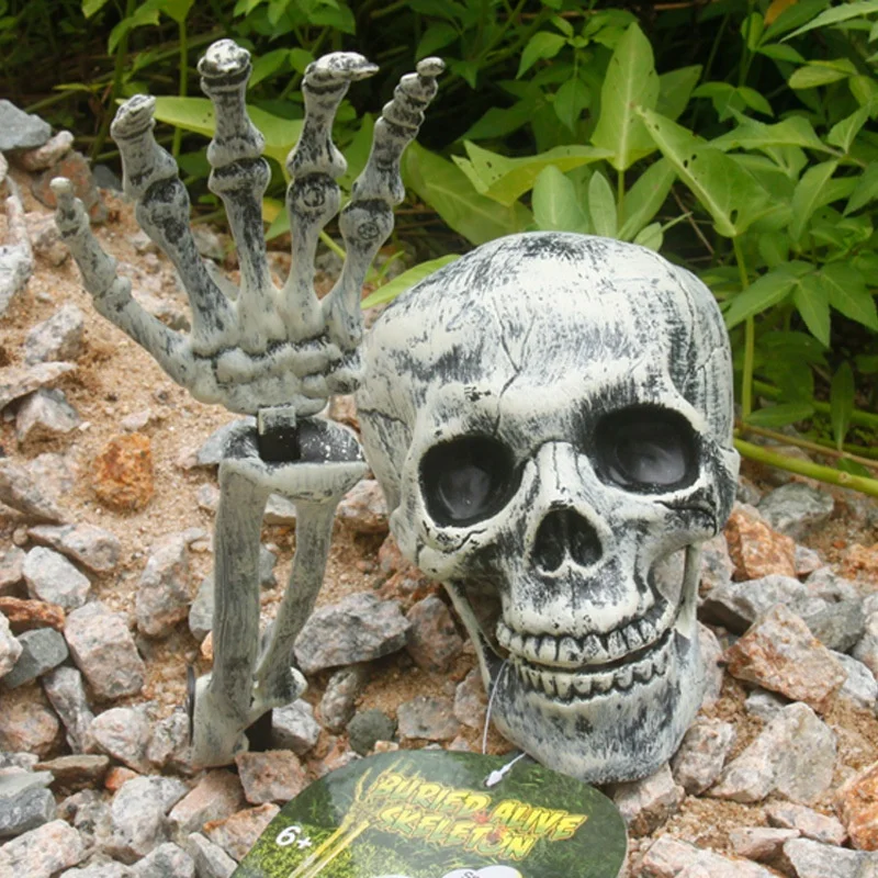 Halloween Decoration Skeletons Bones Groundbreaker Creepy Graveyard Skull Scary Outdoor Yard Decorations