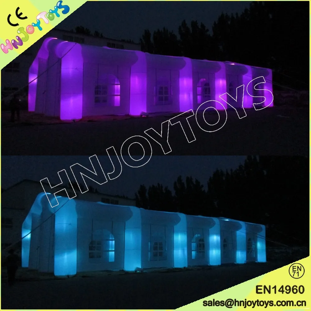 
White Large Outdoor Blow Up Wedding Party LED Light Camping Inflatable Tent Price for Outdoor Events 