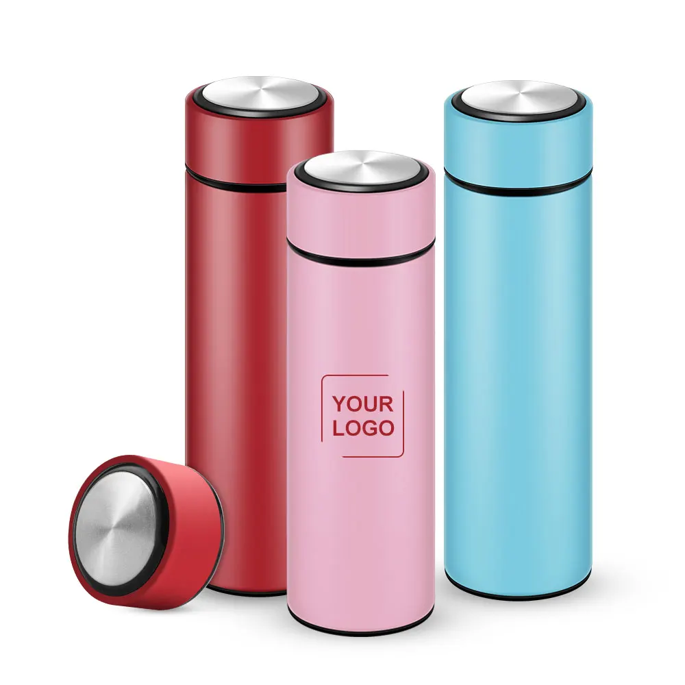 Wholesale matte black stainless steel insulated thermos metal travel water bottle