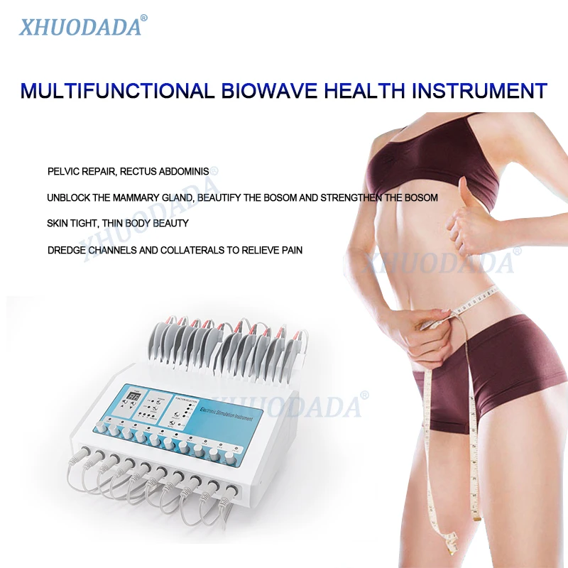 NEW Dual Channel TENS EMS Unit Muscle Stimulator for Pain Relief Therapy Electronic Pulse Massager Muscle Massager Micro Current