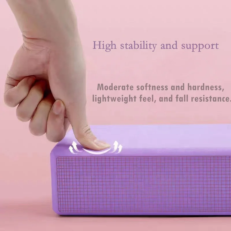 Hot Sale Cheap Eco-friendly Colorful Training Exercise Fitness Yoga Brick Eva Yoga Foam Block