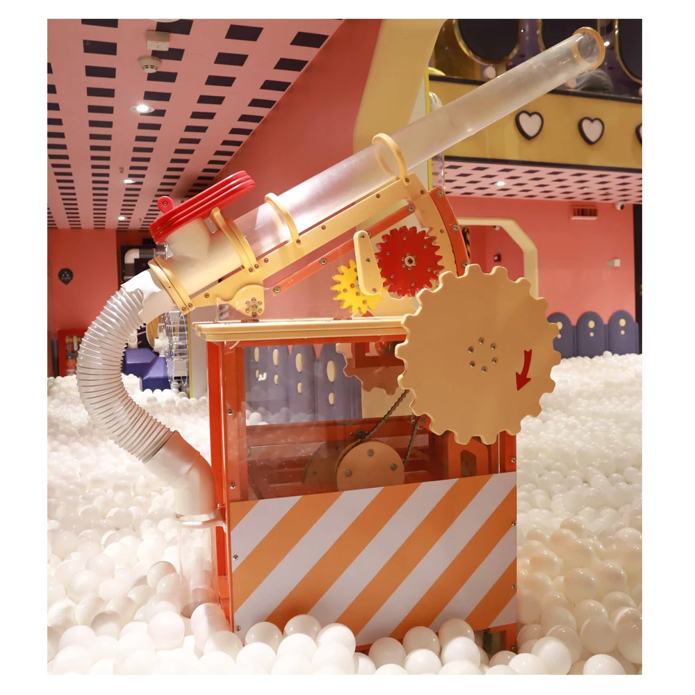 ball wall children scientific kids Mechanical ball  Science museum equipment for kids Indoor playground equipment for ball pool