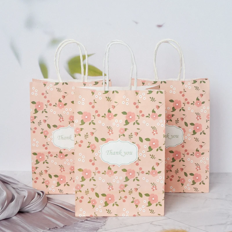 custom biodegradable custom printed logo luxury kraft paper gift packing shopping bag for grocery