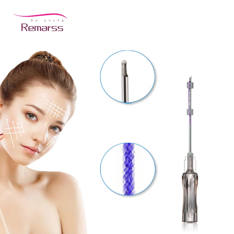 hilos tensores W Cannula Molding Cog Z Type 18g 19g 100mm Strong Face Lifting Pcl Plla Thread Pdo