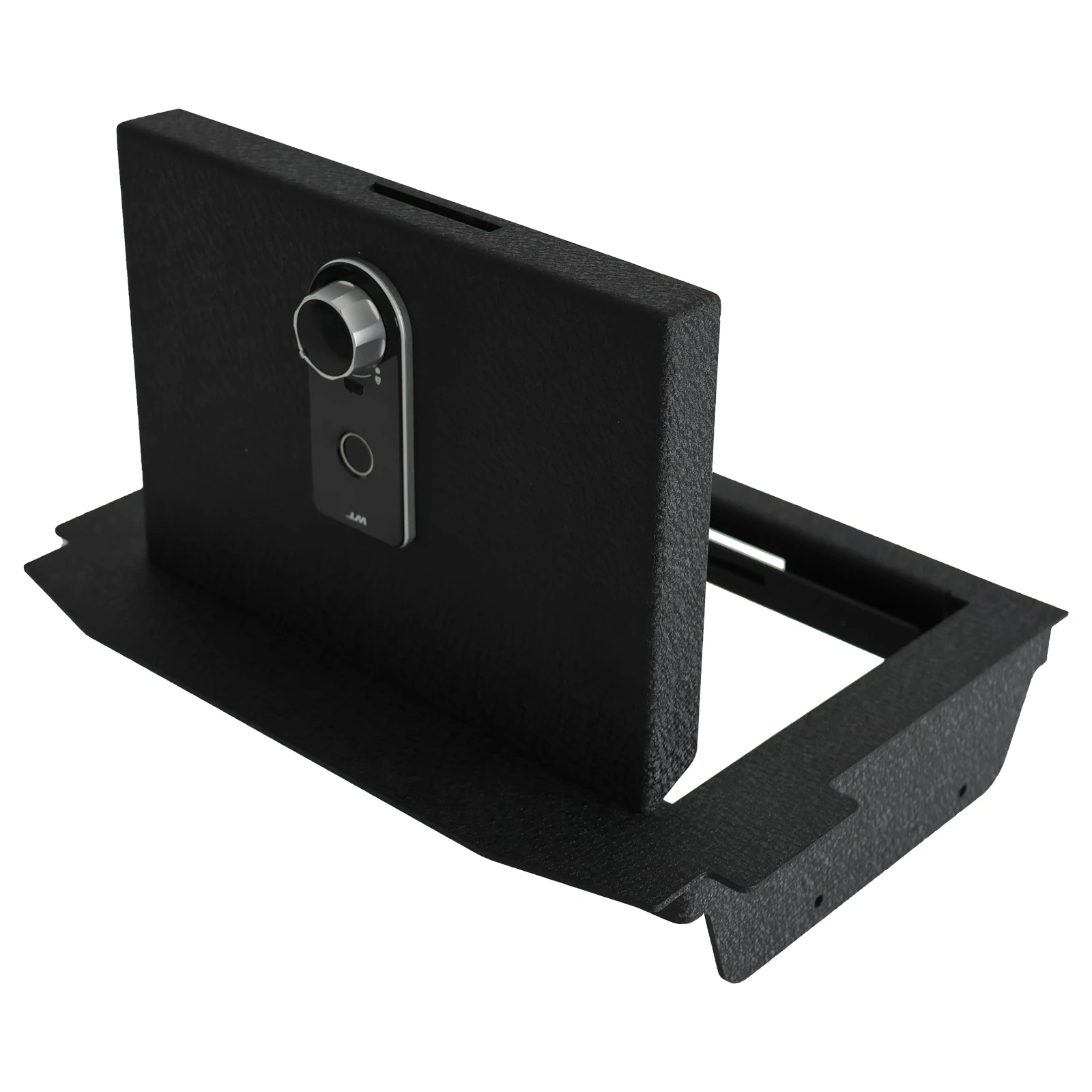 Fingerprint Car Gun Safe Console Vault Compatible with 2022 Dodge RAM TRX, Vehicle Security Gun Storage.