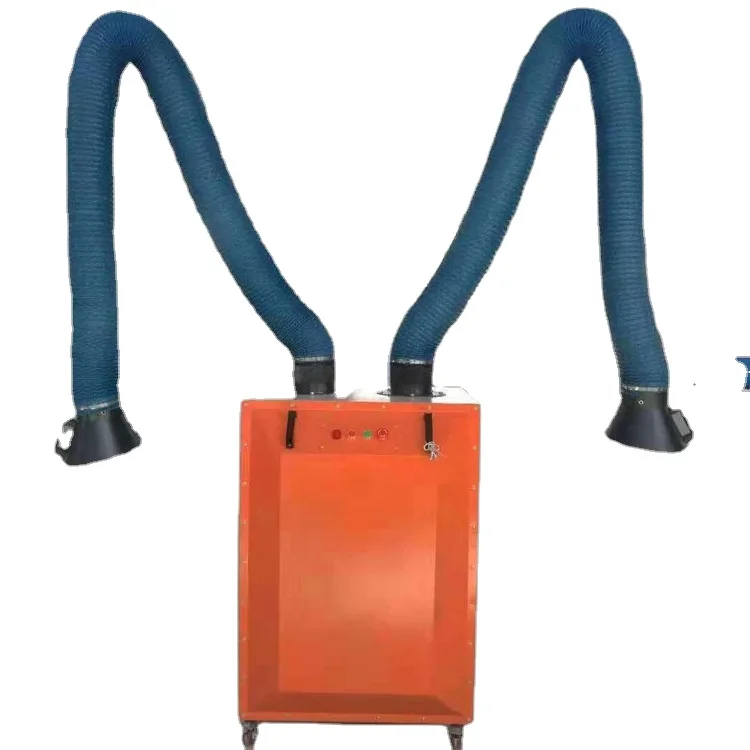 Mobile and flexible Smoke Dust Collector welding fume extractor with universal wheel