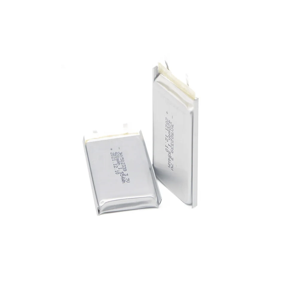 Quality Lithium Ion Lipo Batteries 502339 3.7V 420mah  for toys smart satch electronic  robotic sweeper