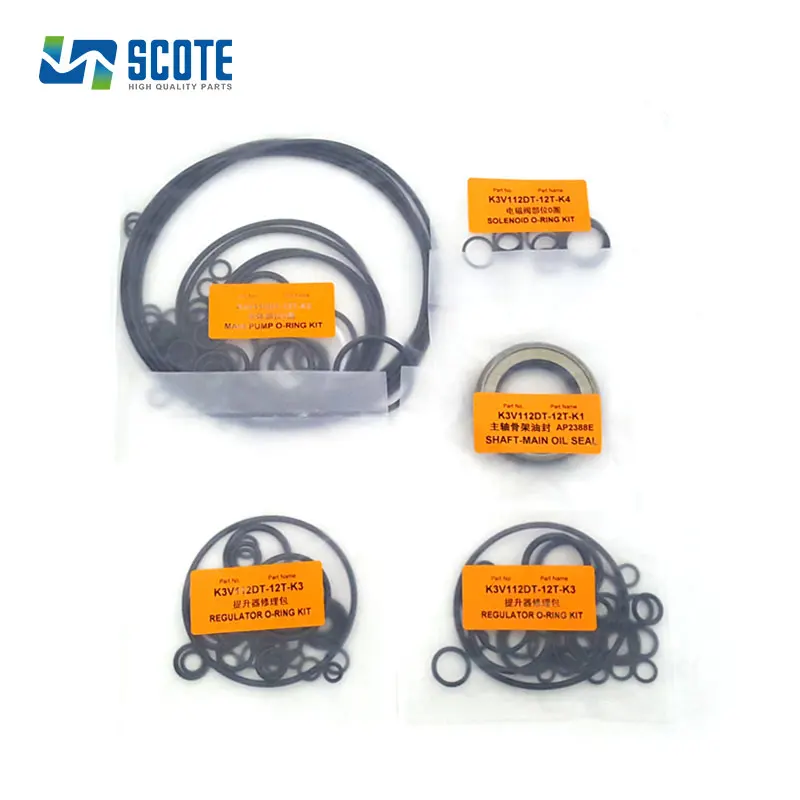 SCOTE K3V112DT 12T 14T комплект для ремонта масляного уплотнения гидравлического насоса