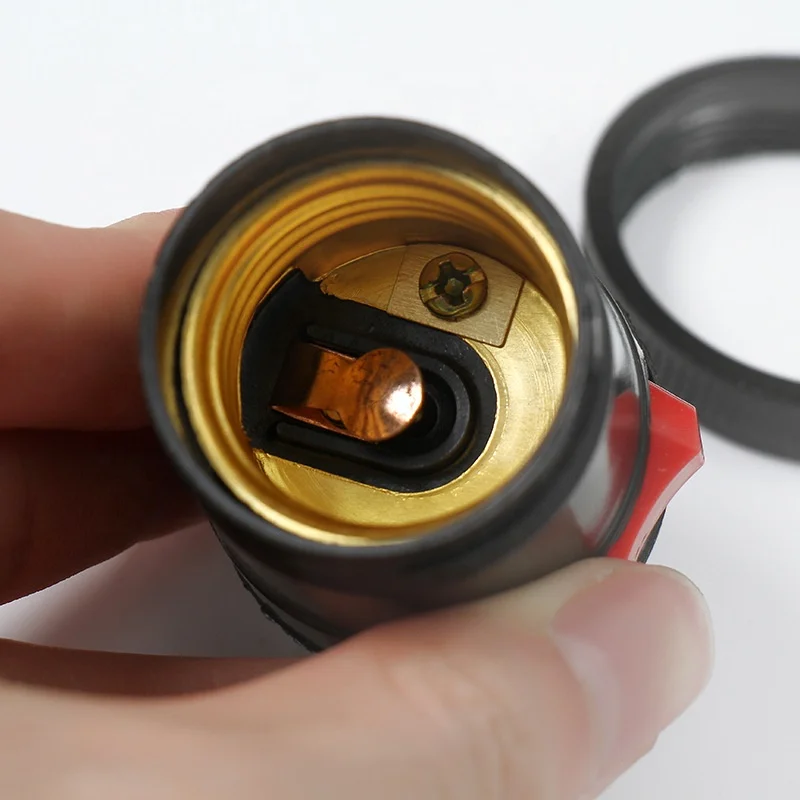 High Quality E27 216 Plastic Lamp Holder Socket LampHolder Socket Base LED  terminal bulb types B22 E14 vintage pocerlain. brass