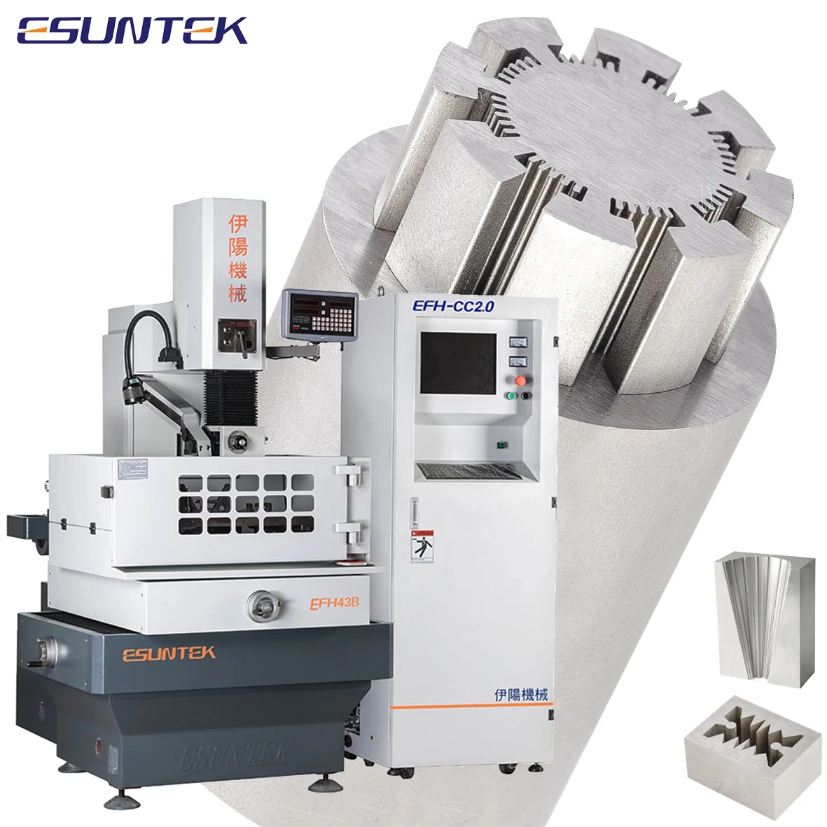 Shanghai Esuntek Cnc Wire Cut Sparking Eroder Machine