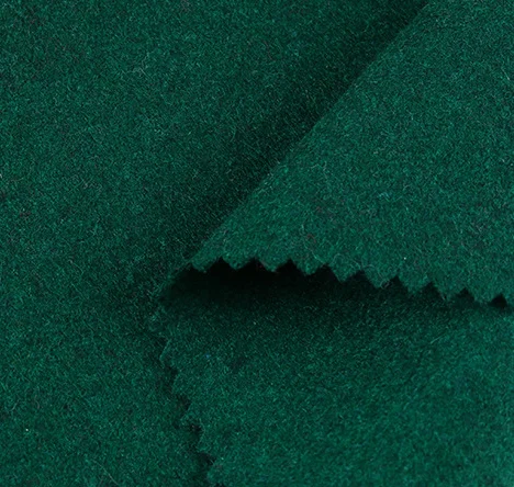 IN STOCK BLACK COLOR 50%W 50%T Melton fabric 700g/m Suitable for overcoats, jackets, windbreakers, winter clothing