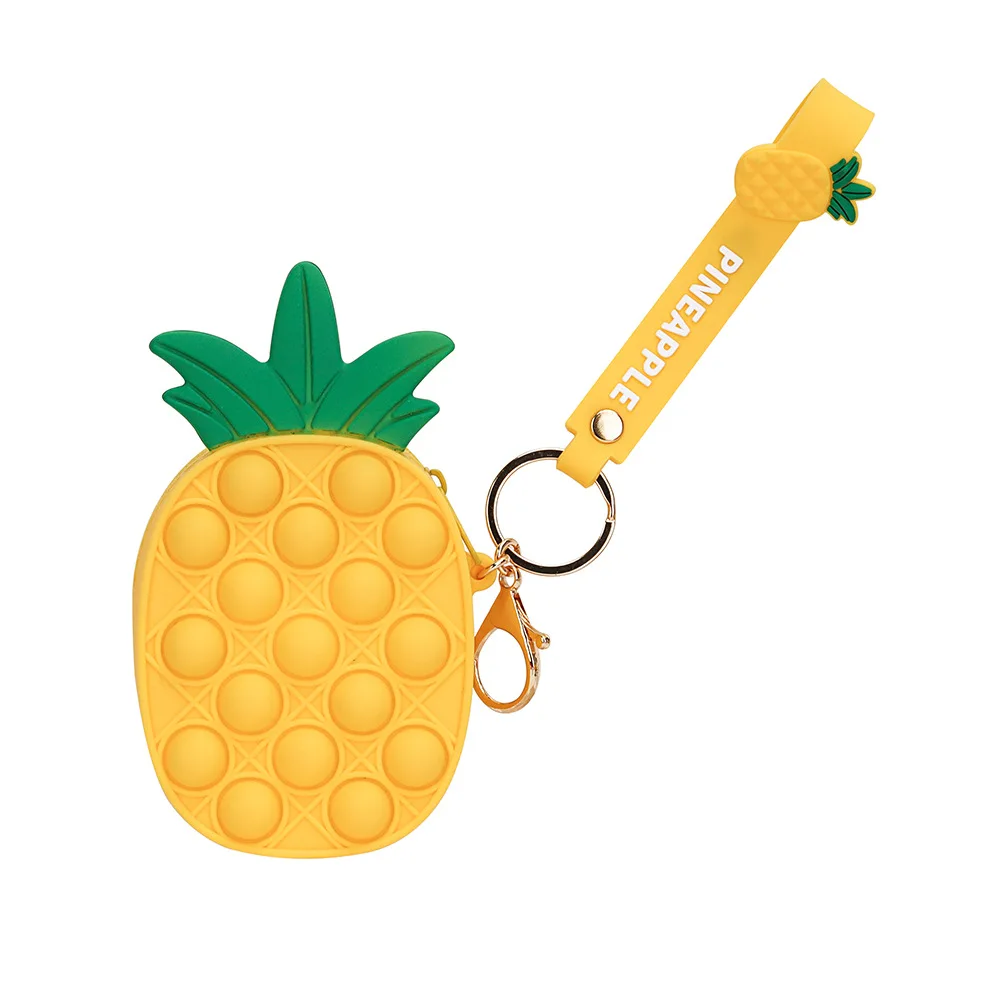 Pop Fidget Toys Keychain Its for Kids Adults Mini Push Bubble Pops Bulk Sensory Toys