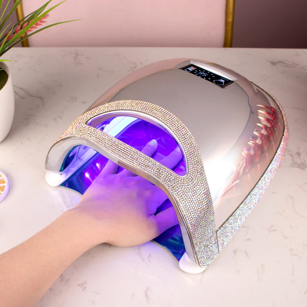 2022 New Arrival 48w pro cure wireless dual light rechargeable cordless sun uv led gel dryer nail lamp for salon manicure