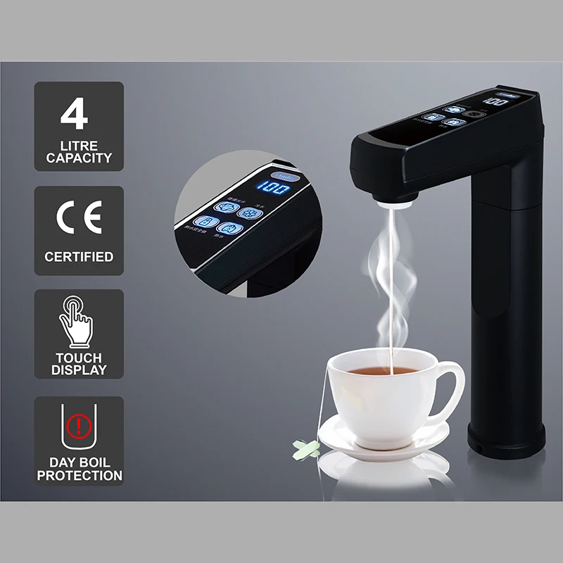[ Taiwan Buder ] Hot Water Dispenser System Black Touch Panel For Office Use