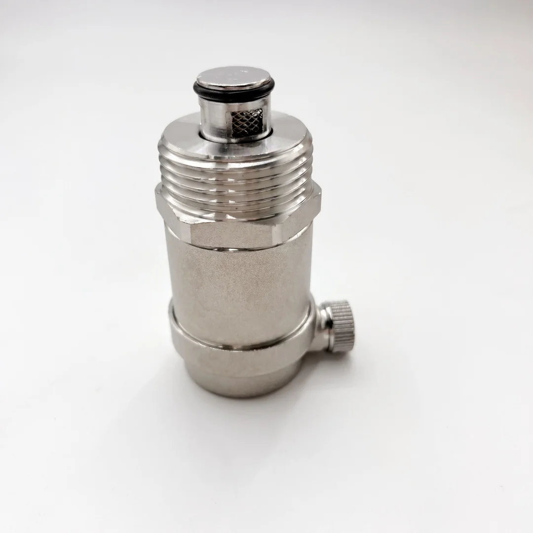 DN15 Pneumatic Ball Structure Automatic Exhaust Valve for Water Pipe Heating Vent Lated Fittings Wire Buckle General Application