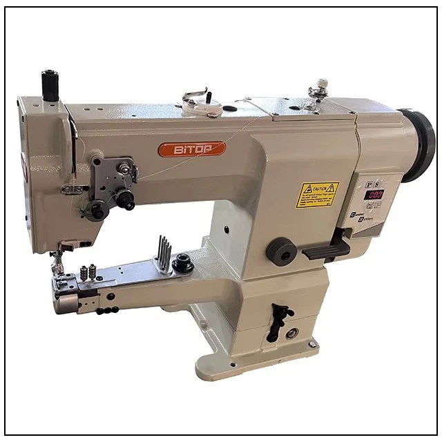 BT-2628-D Single needle cylinder  compound feed post bed leather sewing machine for luggage bag heavy duty  material