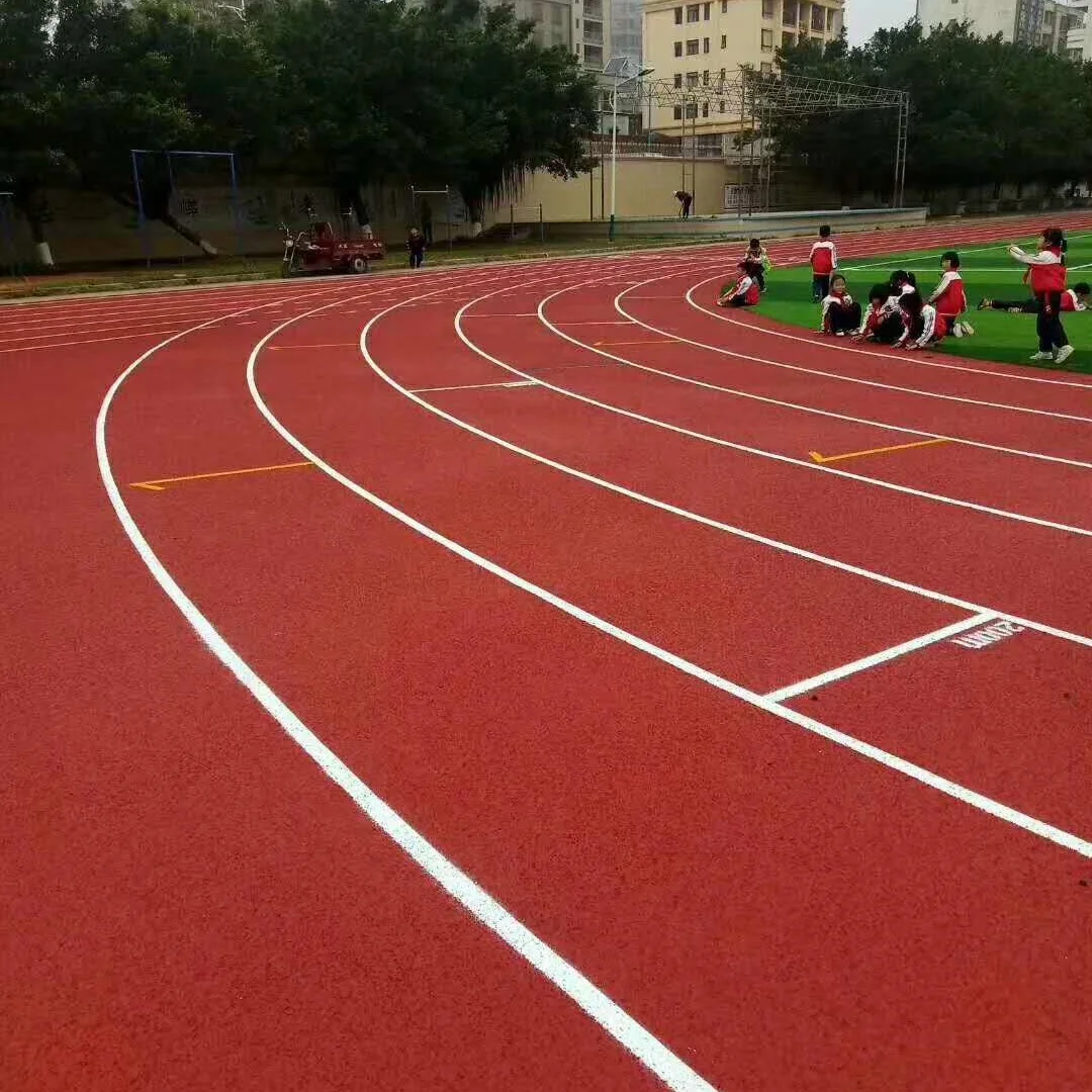 2023 Rubber plastic runway All Weather IAAF certificate SBR EPDM Granule Sandwich system running Track