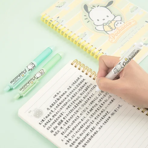 Sanrio Pacha собака пресс нейтральная ручка Милая Студенческая забавная черная Водяная