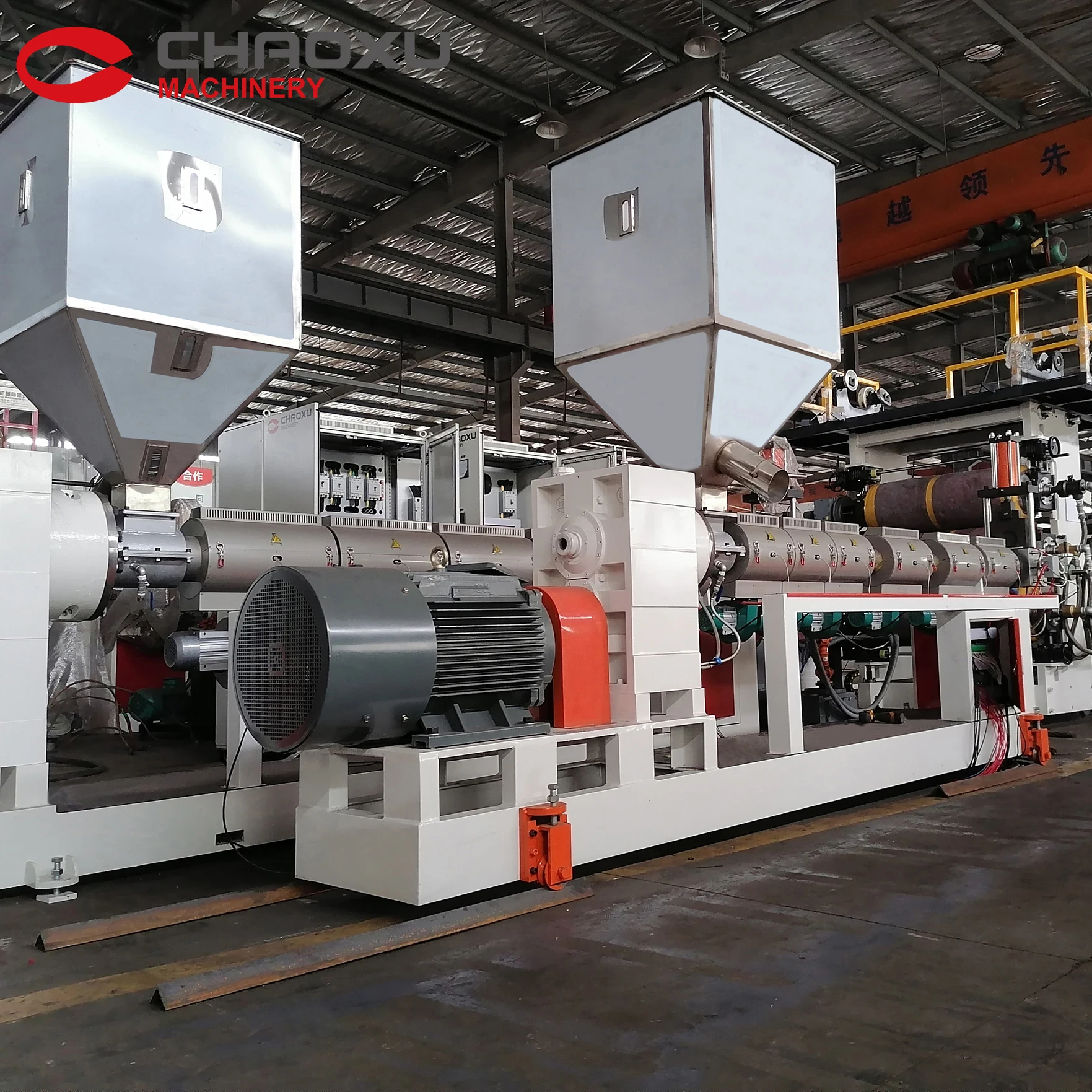 CHAOXU Plastic Board Making Machine ABS PC Plastic Sheet Extruder Machine