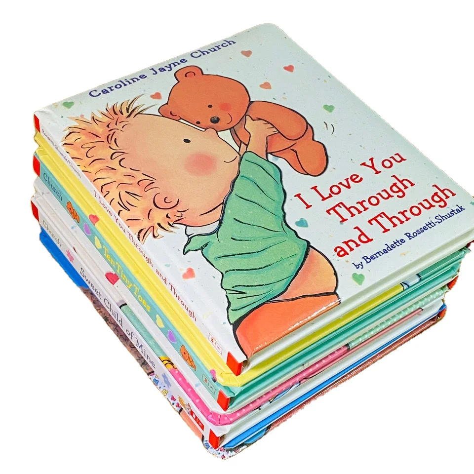 Wholesale kid books 6 pcs/set Good Night I Love board books for children