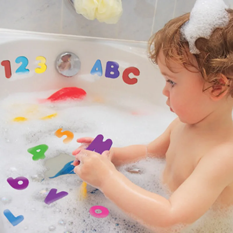 
Wholesale Alphabet Letters and Numbers Foam Bath Toys for Kids 