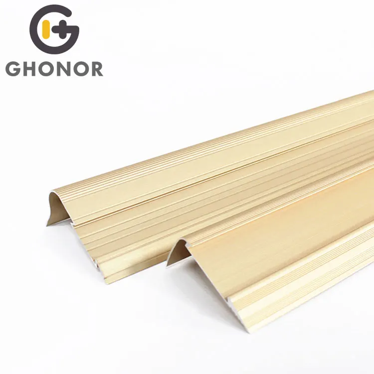 8mm Thick Aluminum Alloy Laminate Flooring Staircase Stair Nose