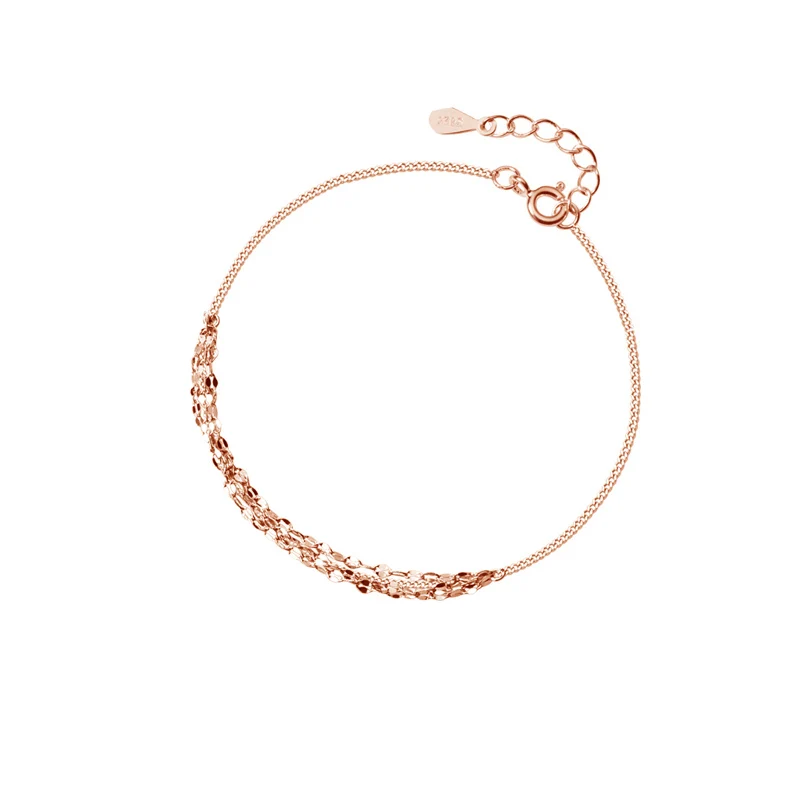 Silverbene Holiday Shinning Lines 925 Sterling Silver Bracelet