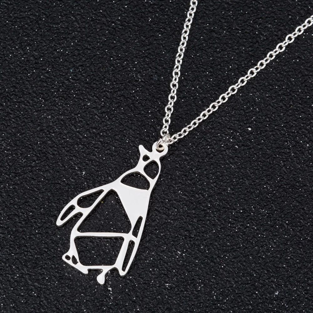 SEPT Fashion Cheap Stainless Steel Necklaces For Women Penguin Pendant Necklace Jewelry
