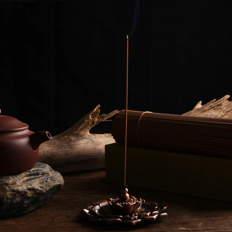 Custom Wormwood Black Sandalwood Half-handmade Incense Stick Sandalwood For Worship Indoor