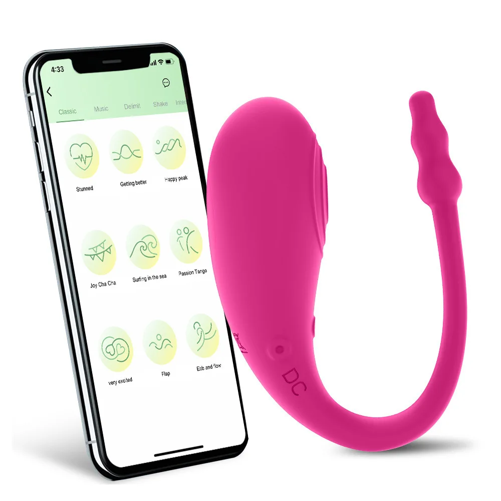App Controlled Wearable Vibrator U Shaped Egg Wireless Vibration Massage for Women