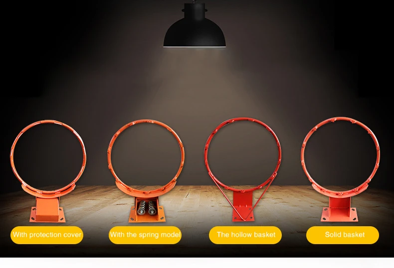 Hot sale portable movable steel basketball frame rim steel basketball hoop with net