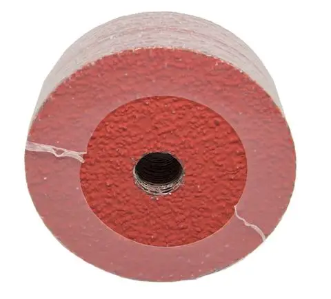 5 Inch 125 mm P36 Orange Ceramic Fiber Optic Polishing Disc