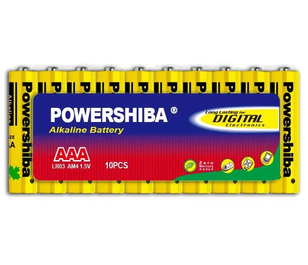 Factory Direct Alkaline 1.5V Lr03 Size AAA AA Am4 Dry Primary Battery with CE and RoHS
