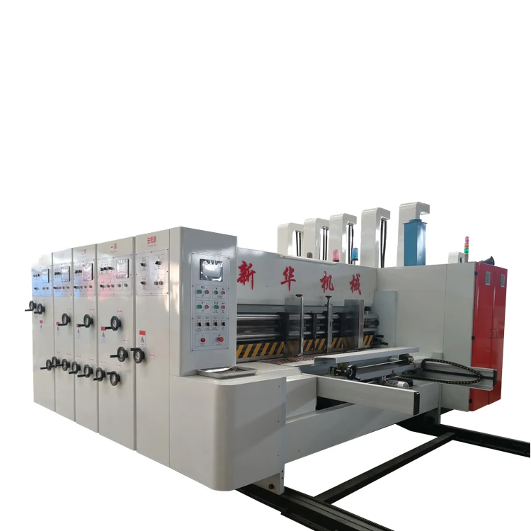 Hot Selling Automatic Flexo 4 Color Printer Slotter And Die Cutter Corrugated Board Printing Machine For Make Cardboard Boxes