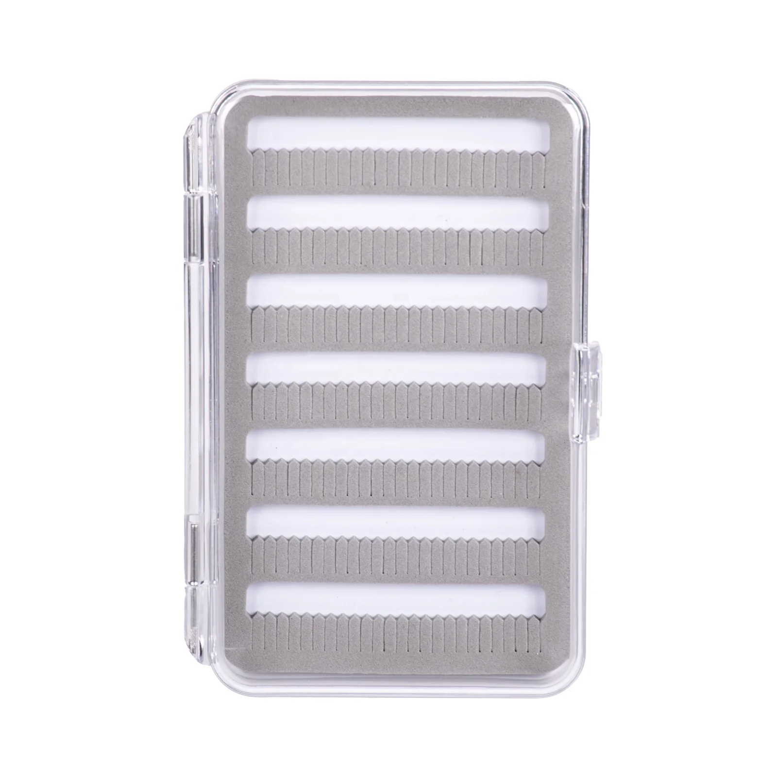 Lure Box for Fly Fishing Slim Fly Box made of PC&Foam transparent  Fishing Tackle Box with custom services
