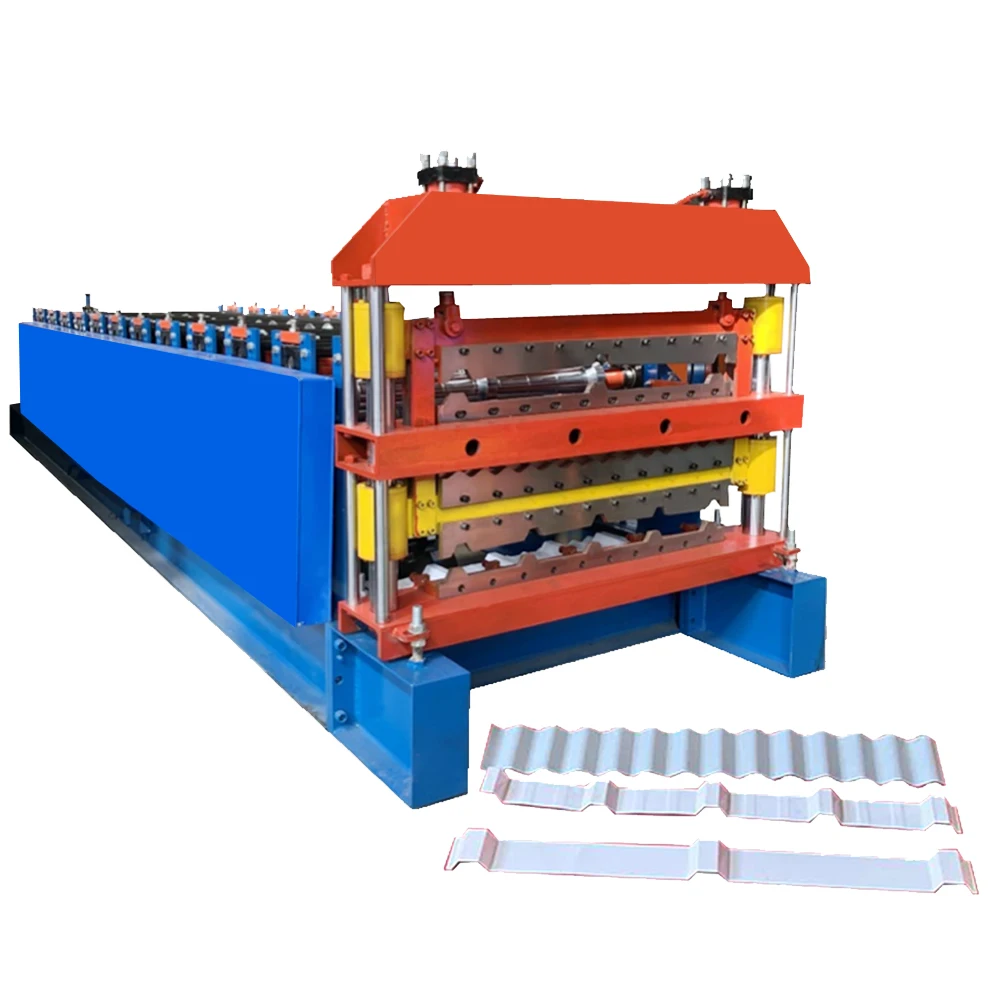 Automatic Aluminum Iron Metal Roof Panel Glazed Tile Roll Forming Machine Roofing Tile Making Machine Building Material Machine