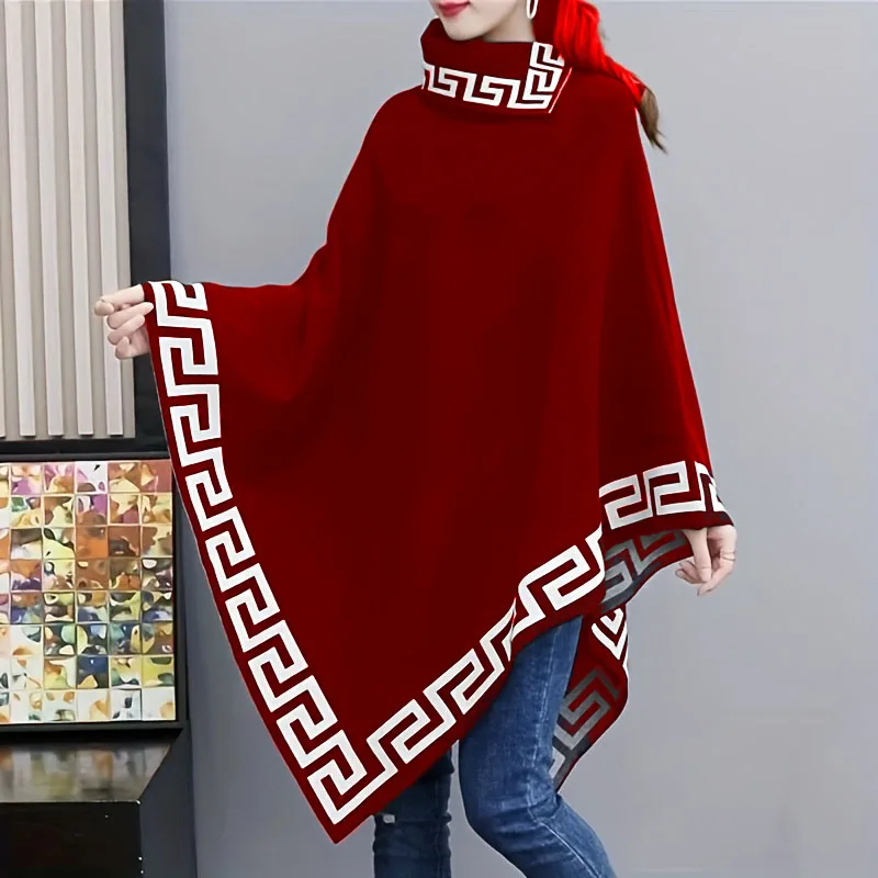 custom OEM ODM manufacturer sorority Coat knitted Pullover jacquard wrap sweater shawl cardigan