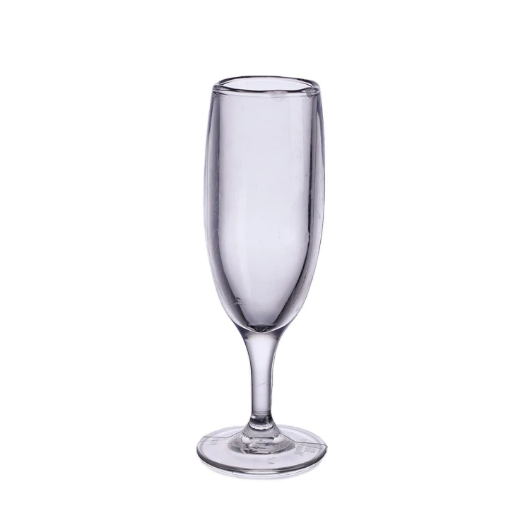 Guangzhou Jamie supply custom clear polycarbonate acrylic plastic champagne flutes
