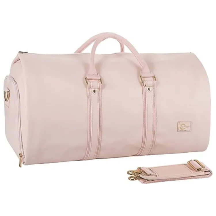 Wholesale Outdoor PU Leather Luggage Travel Bag Business Suit Men Duffel Travelling