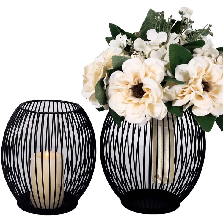 Оптовая продажа, подсвечники-фонарики, металлический большой подсвечник для ароматерапии и Рождества, подсвечник для дома, ужина при свечах/отеля/спа