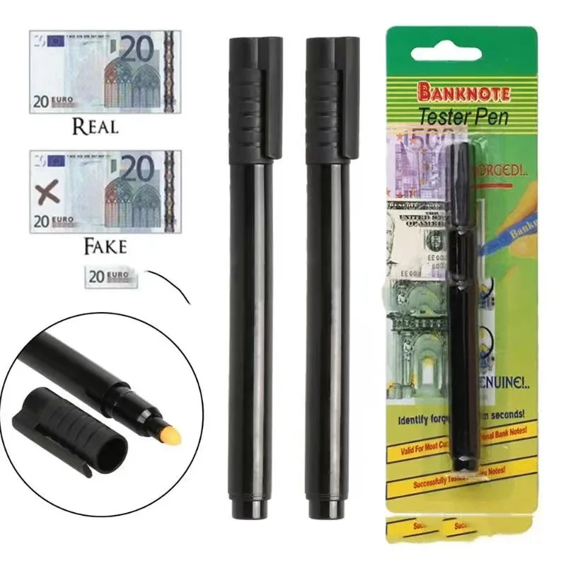Wholesale Cheap  Bill Detector Money Checking Marker Pen for Universal Currency banknote tester pen