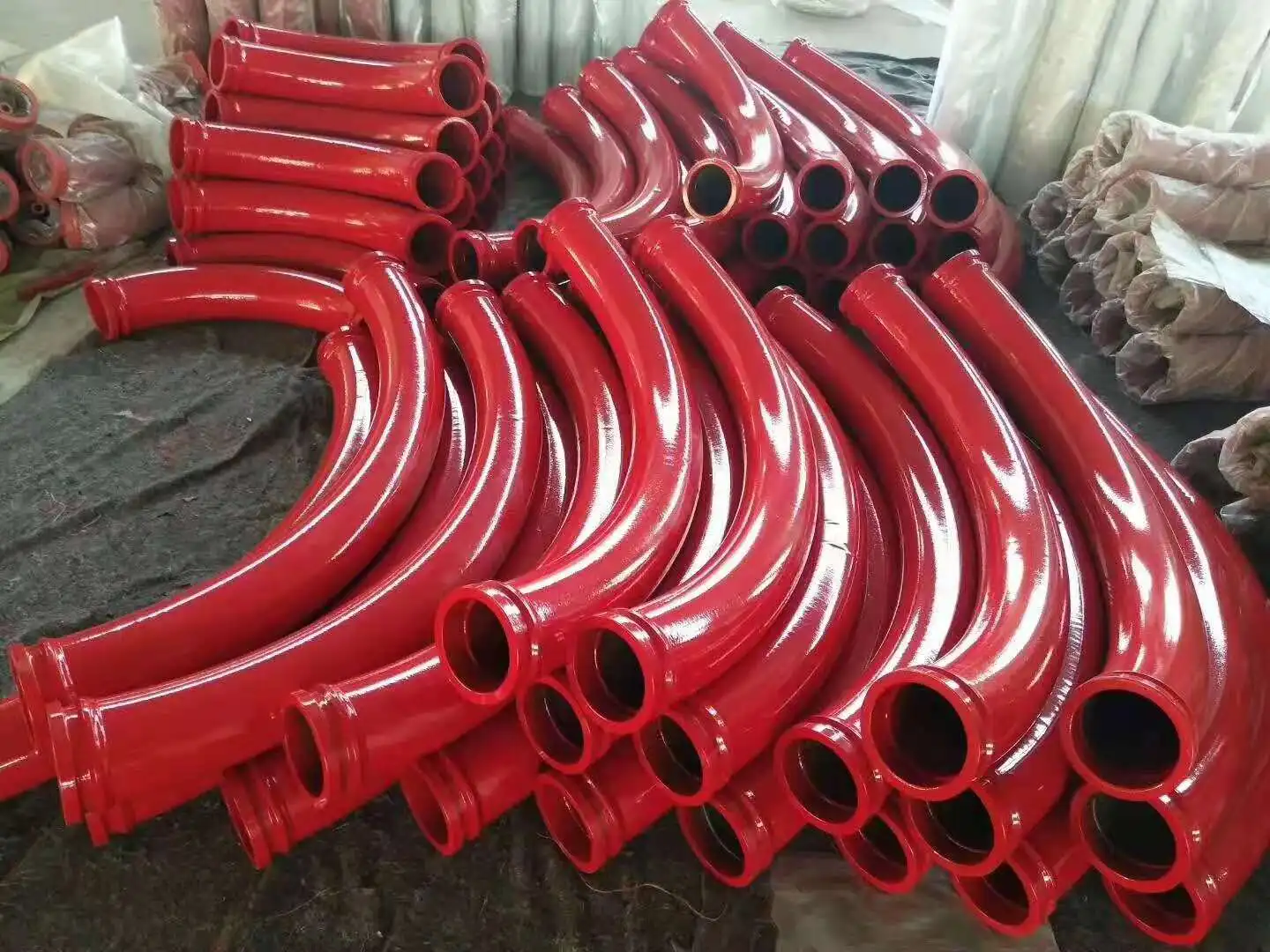 Насос для прицепа/линейный насос/40 бетононасос б/у бесшовный изгиб R1000 90 градусов 45